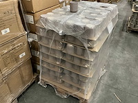 Partij potten orchidee ribbel d.10,5/h.11cm grijs (480x) - afbeelding 4 van  5