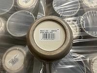 Partij potten orchidee ribbel d.10,5/h.11cm grijs (480x) - afbeelding 5 van  5