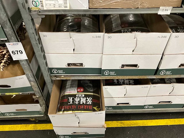 Partij potten, potgrond en decoratie - afbeelding 8 van  9