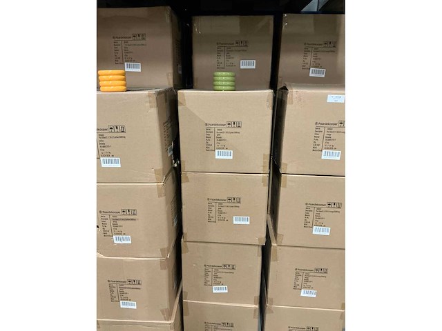 Partij potten ribbed d11,5/h8,5cm green es99/tray dolomite (504x) - afbeelding 2 van  7