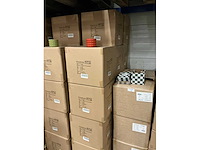 Partij potten ribbed d11,5/h8,5cm orange es99/tray dolomite (504x) - afbeelding 2 van  7