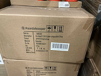 Partij potten ribbed d7,8/h6,5cm green/orange/yellow dolomite (468x) - afbeelding 6 van  6