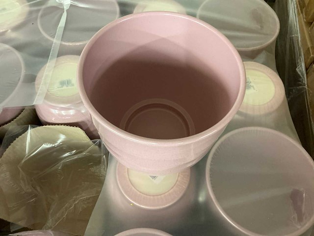 Partij potten rosa stone 489 h19xø19cm (120x) - afbeelding 2 van  4