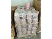 Partij potten rosa stone 489 h19xø19cm (120x) - afbeelding 4 van  4