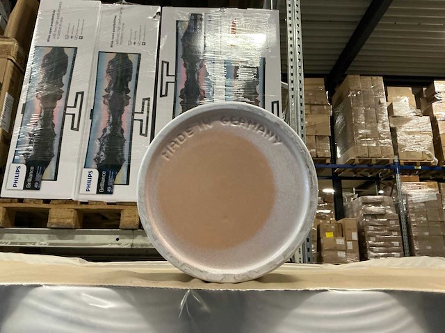 Partij potten sonora d19/h18cm mat wit (280x) - afbeelding 4 van  4