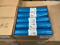 Partij powersterko afvalzakken blauw 65/25x140cm t70 (210x) - afbeelding 2 van  4