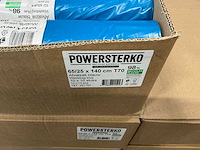 Partij powersterko afvalzakken blauw 65/25x140cm t70 (210x) - afbeelding 4 van  4