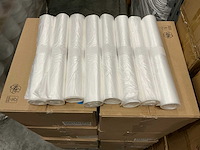 Partij powersterko afvalzakken transparant 65/28x140cm t20 (160x) - afbeelding 2 van  3