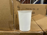 Partij pp bekers 1000cc white (8250x) - afbeelding 1 van  5