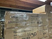 Partij pp bekers 480cc transparant & 1000cc + deksels met kruis (16000x) - afbeelding 4 van  8