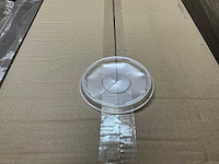 Partij pp bekers 480cc transparant & 1000cc + deksels met kruis (16000x) - afbeelding 5 van  8