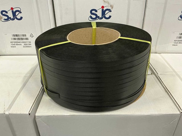 Partij pp omsnoeringsbanden 12x0.55mm 200/190 black 3000m (31x) - afbeelding 1 van  2