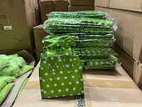 Partij pp woven bags green 13x13x11,5cm (1530x) - afbeelding 1 van  6