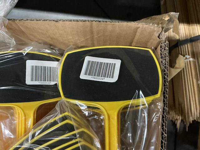 Partij price labels 35cm yellow+black (750x) - afbeelding 4 van  4