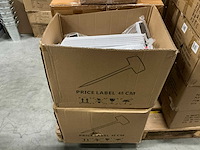 Partij price labels 45cm white/black (460x) - afbeelding 4 van  5