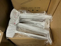 Partij price labels 45cm wit (1500x) - afbeelding 1 van  4