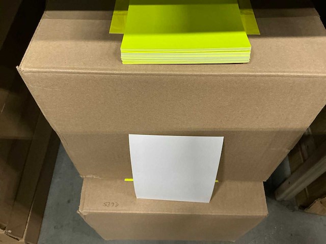 Partij prijskaartjes 16x12cm (6000x) - afbeelding 2 van  2