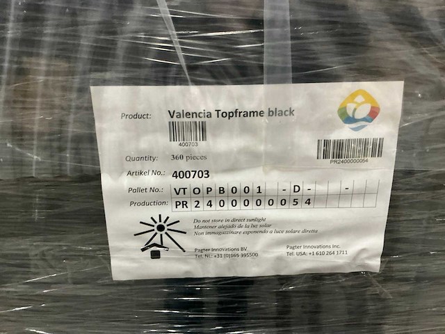 Partij procona valencia topframes black (360x) - afbeelding 3 van  3