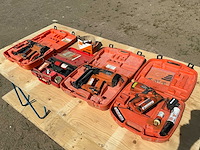 Partij professionele bevestigingsapparatuur – hilti dx400, paslode im65a f16 en spit pulsa 700p (3 stuks) - afbeelding 1 van  4