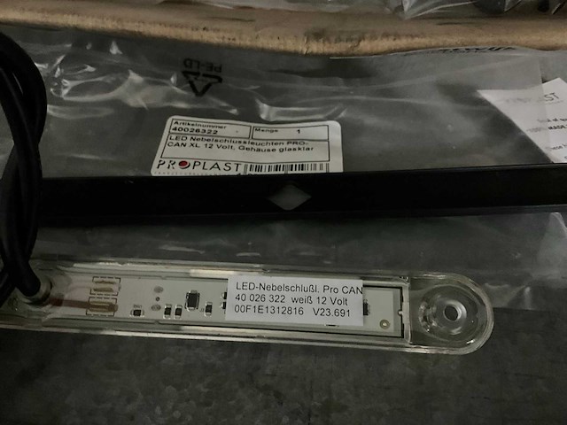 Partij proplast pro-can xl 12v rode led verlichting - afbeelding 3 van  5