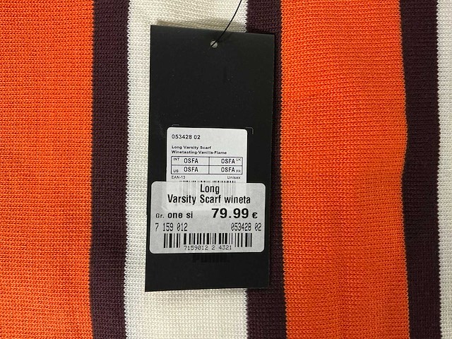 Partij puma fenty long varsity scarfs wineta (47x) - afbeelding 4 van  5