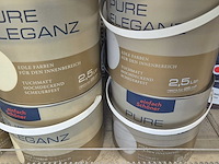 Partij pure eleganz muurverf mat 2,5l diverse kleuren - afbeelding 1 van  1