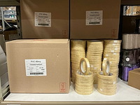 Partij pvc 60my transparant tape 15mm 66mt (680x) - afbeelding 1 van  3