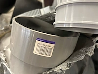 Partij pvc afvoerbuizen, hulpstukken en installatiemateriaal - afbeelding 5 van  6