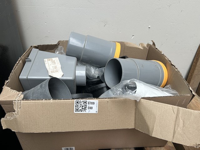 Partij pvc afvoerhulpstukken - afbeelding 1 van  4