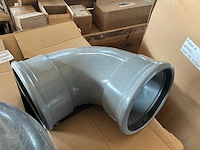 Partij pvc bocht 200mm 87° - afbeelding 3 van  8