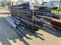 Partij pvc buizen