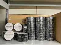 Partij pvc electrical insulation tape 0.2mm x 19mm x 20m black (3500x) - afbeelding 1 van  4