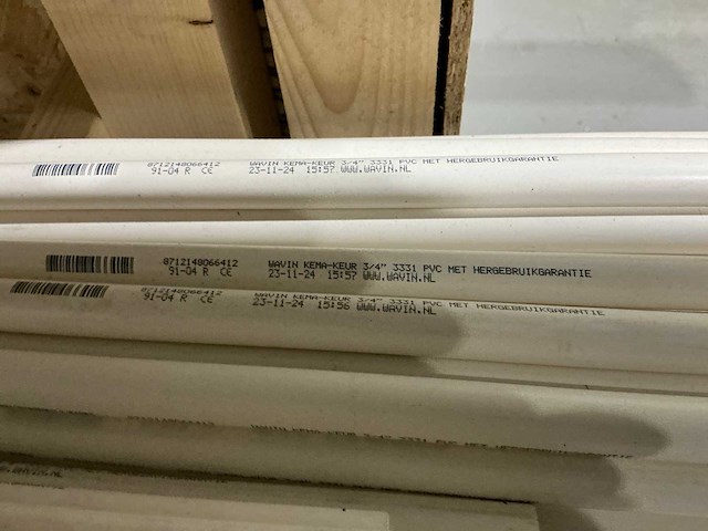 Partij pvc, elektrapijp, kabelgoot en buisisolatie - afbeelding 3 van  14