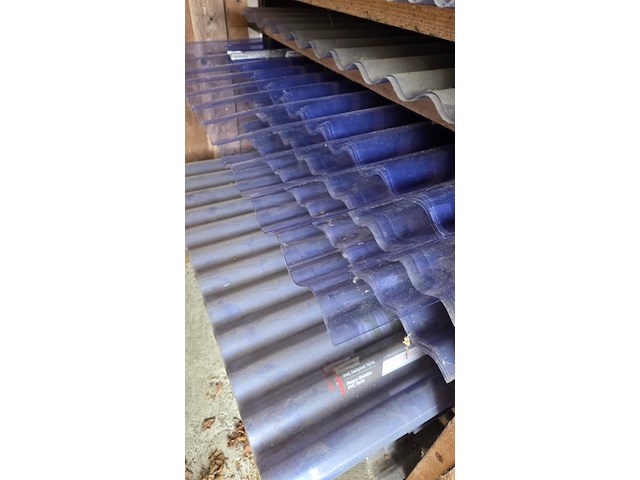 Partij pvc en polyester golfplaten - afbeelding 4 van  8