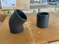 Partij pvc hulpstukken ø50mm - afbeelding 1 van  9