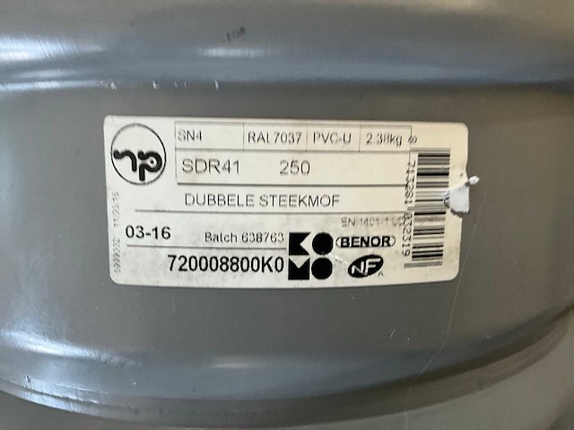 Partij pvc hulpstukken - afbeelding 7 van  11