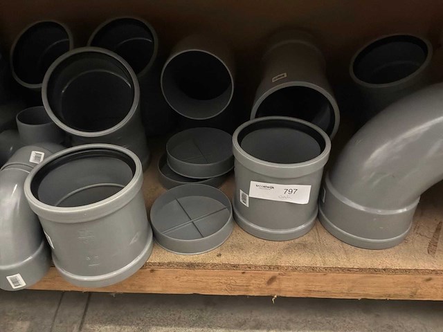 Partij pvc hulpstukken - afbeelding 3 van  4