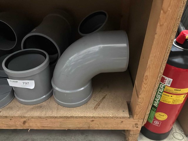 Partij pvc hulpstukken - afbeelding 4 van  4