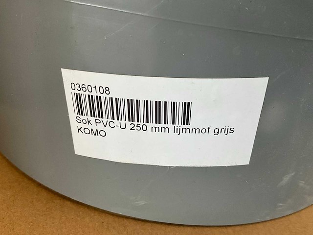 Partij pvc lijmmof 250mm - afbeelding 3 van  5