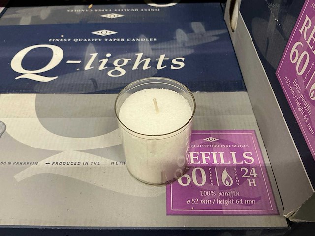 Partij q-lights original refills transparant 51x64mm (2040x) - afbeelding 2 van  7