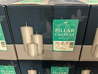 Partij q-lights pillar candles 50x100mm robijn (1140x) - afbeelding 4 van  4