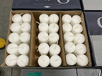 Partij q-lights pillar candles 50x100mm wit (1440x) - afbeelding 2 van  4