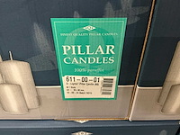 Partij q-lights pillar candles 50x80mm wit (2700x) - afbeelding 3 van  3