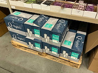 Partij q-lights pillar candles 50x80mm wit (960x) - afbeelding 1 van  1