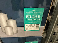 Partij q-lights pillar candles robijn 50x80mm (2759x) - afbeelding 1 van  3