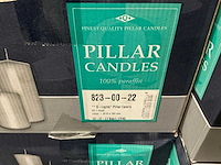 Partij q-lights pillar candles robijn ø60x150mm (820x) - afbeelding 1 van  1