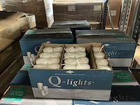 Partij q-lights pillar candles wit 60x150mm (1700x) - afbeelding 2 van  4