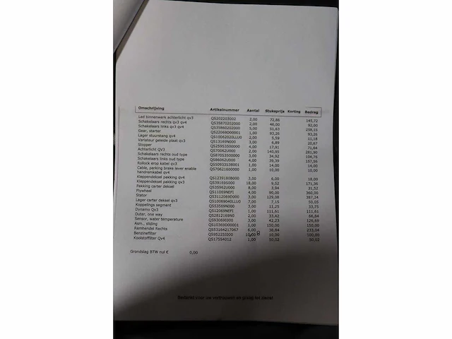 Partij qooder quadro qv3 / qv4 onderdelen - afbeelding 16 van  23