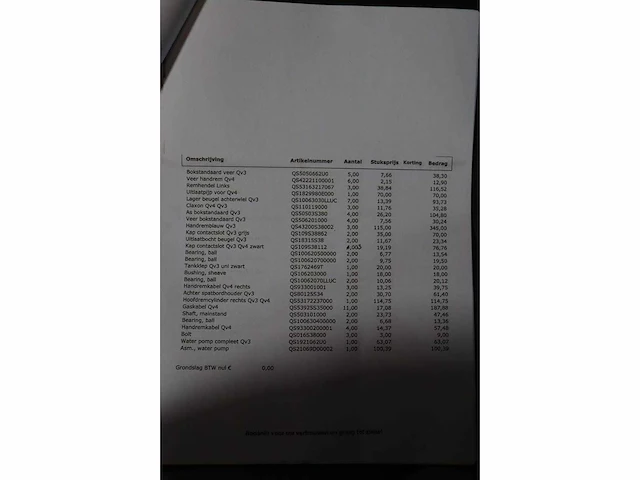 Partij qooder quadro qv3 / qv4 onderdelen - afbeelding 21 van  23