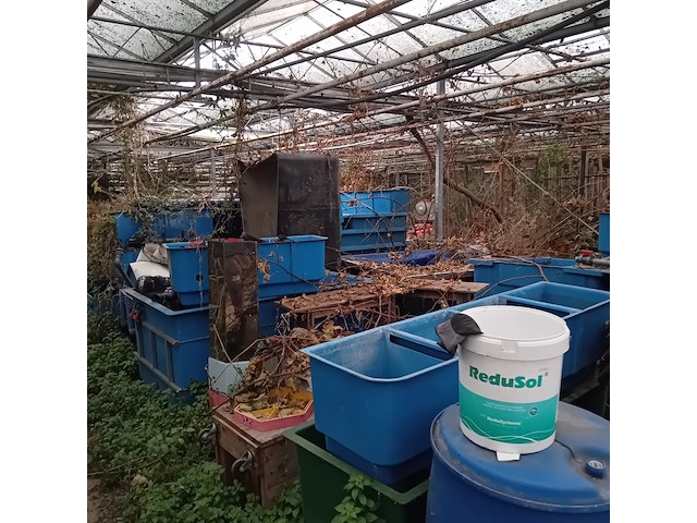 Partij quarentainebakken t.b.v. vijver installatie - afbeelding 1 van  14